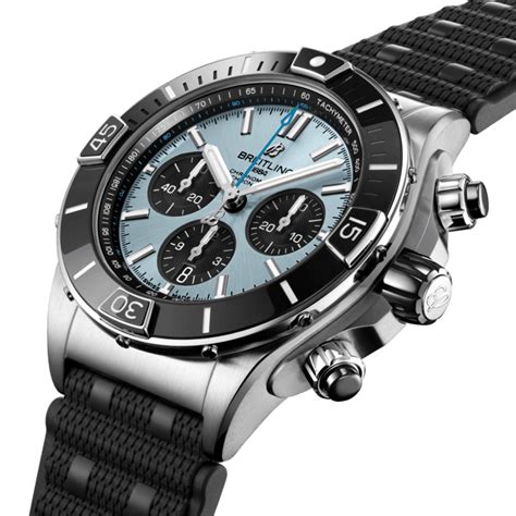 breitling chronomat 44 blue strap|Breitling Chronomat 44 price.